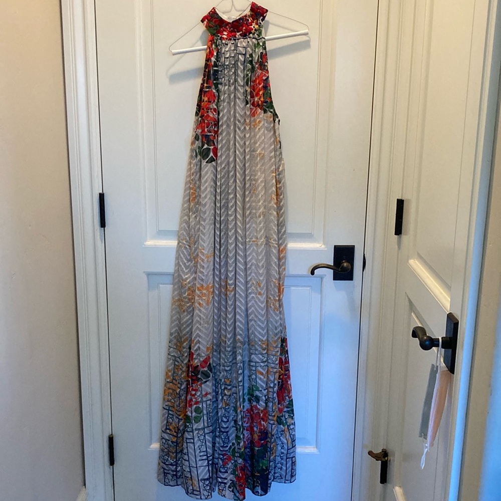 Cute High-Neck Long Dress!